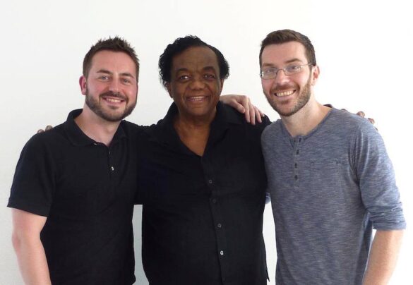 Simon and Brian with Lamont Dozier