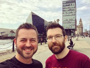Simon and Brian of Sodajerker in Liverpool