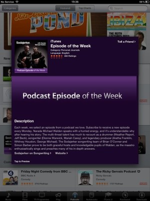 iTunes Podcast Episode of the Week