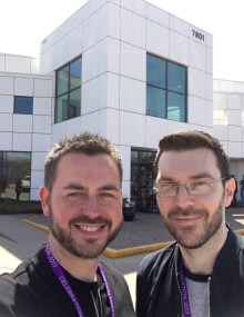 Simon and Brian at Paisley Park